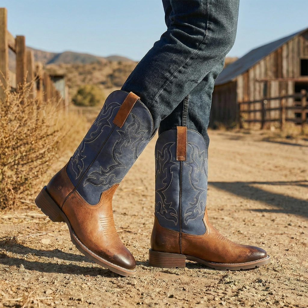 Men's Square Toe Western Pull-On Boots I120294