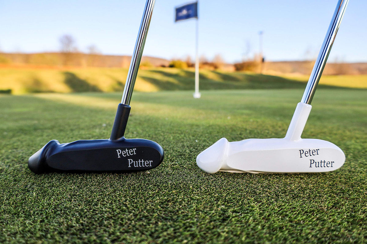 Classic Black & White Golf Putter with Graphite Shaft E7564