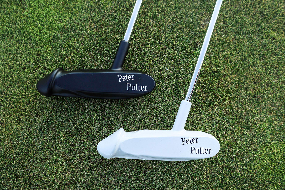 Classic Black & White Golf Putter with Graphite Shaft E7564